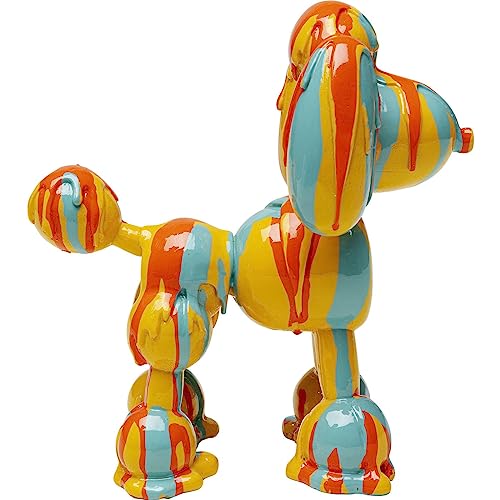 Kare Design Deko Figur Dog Holi, Mehrfarbig, 17x16x10 cm, Deko Objekt, Wohnaccessoire, Dekoration, Hunde Motiv, Skulptur, Wohnzimmer