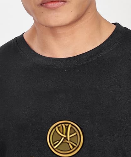 Image of SHODOX Bio-Washed Anti Bacterial 100% Pure Cotton Men's Oversized Aesthetic Premium Printed T-Shirt | Cozy Soft, Less Wrinkles Loose Fit, Drop Shoulder, Korean Baggy Style Tees for Mens