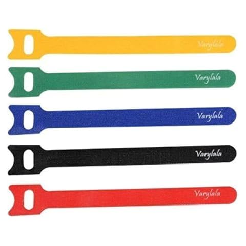 Varylala Reusable Hook and Loop Fastening Cable Straps (20 Pieces) Cover