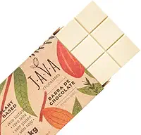 Cobertura Chocolate Vegano Branco 1 kg - Sem glúten, sem leite