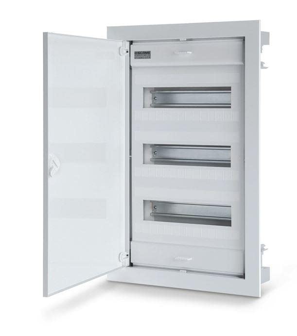 Scame flat - Caja distribución empotrable flat 36 din