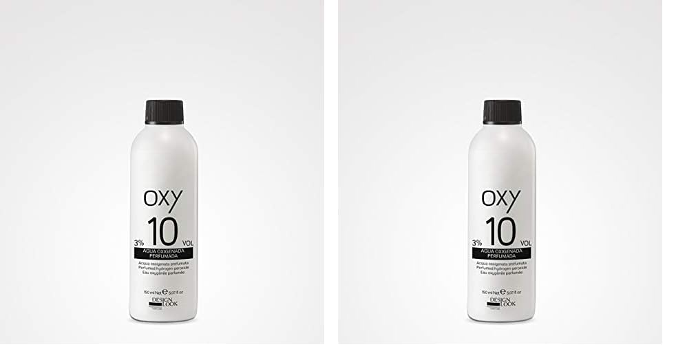Design Look Agua Oxigenada 10 Vol 150 mL - Emulsión oxidante (Paquete de 2)