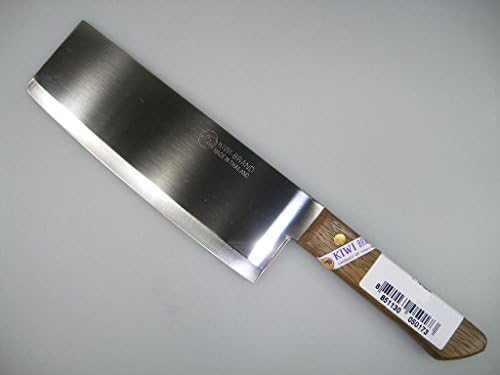 3 KIWI Thailand Kochmesser Mit Holzgriff – 31,5 Cm, Inkl. Kleinem Glückspüppchen