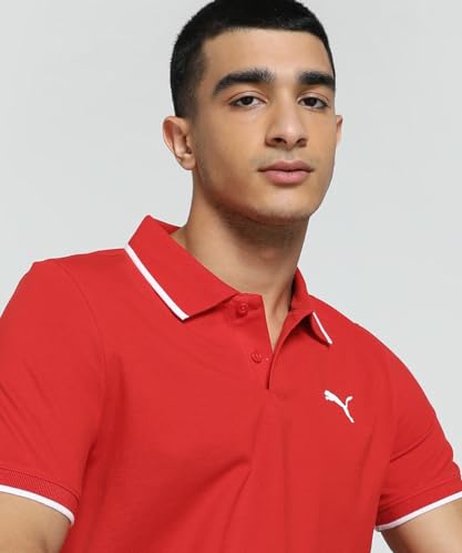 Image of Puma Men's Solid Slim Fit T-Shirt