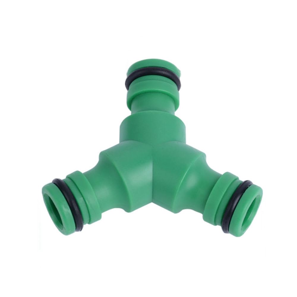 Connettore Y per tubo da giardino 1/2quot; 3/4quot; Adattatore per rubinetto a 2 vie con filettatura femmina Kit di giunzione rapida con accessori per splitter dell'acqua con valvola di accensione/sp