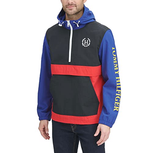 Image of Tommy Hilfiger Men's Retro Lightweight Taslan Popover Jacket