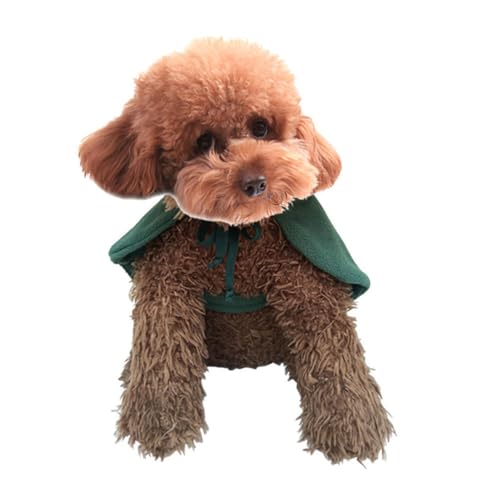 Disfraz navideño para perro Beaupretty tamaño M verde miniatura 4