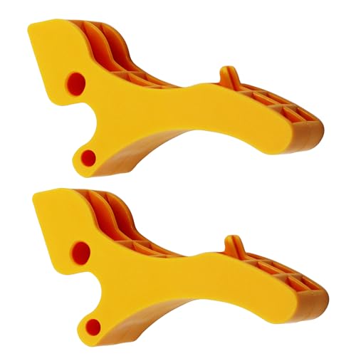 Cawla Composite Clips Replacement Parts for DEWALT Miter Saw Stand Brackets,For Dewalt Miter Saw Mounting Brackets Accessories DW7231 DW723 DWX723 (2 Pack Yellow)