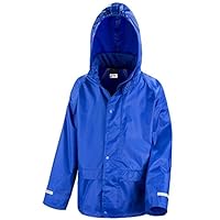 Rainsuit Shop Kids Waterproof Rain Jacket In Black, Navy, Pink, Red or Royal Blue