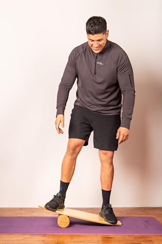 PRO 11 WELLBEING Wooden Balance Board, Improves Core Stability and Balance - Image 6