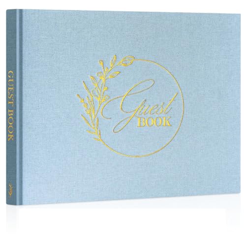 Catálogo para Comprar On-line Libros de visitas para fiesta comprados en linea. 48 Lanpn - Libro de visitas para bodas o cumpleaños (108 páginas en blanco, libro de visitas para cumpleaños, EVJF, Bodas, Bautismos, Baby shower, Pacs, Fiesta, Jubilación (azul)