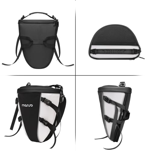 image for MOSISO Motorcycle Tail Bag Multifunctional Waterproof Polyester Storag