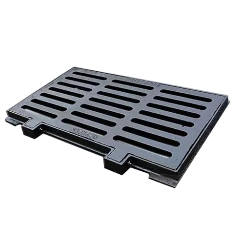 JLLEIZYZ Tapa para Arqueta 40x40, Rejilla Desague Jardin, Estructura Reforzada en la Parte Posterior, Gran Capacidad de Carga, Adecuadas para Carreteras y Aceras(40x60cm/16x24in)
