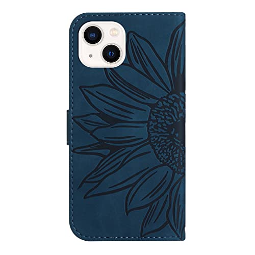 Étui portefeuille iPhone 14 Plus ONV coque cuir violet