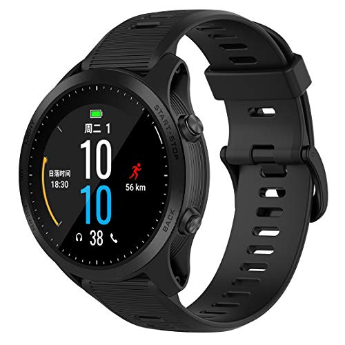 Pulseiras de substituição Disscool para Garmin Forerunner 945/935, alça de silicone macio para Garmi