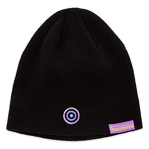 Bonnet Hawkeye Marvel adulte bonnet geek violet bonnet d'hiver chaud pour homme femme