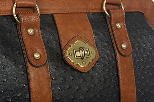 Image of JKM & Company Rolling Laptop Bag for Women | Designer Wheeled Briefcase | Fits 13-17 inch Laptops | Office Travel Computer Case