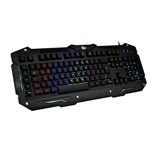 Preisvergleich Produktbild Gembird KB-UMGL-02-DE Programmierbare USB Gaming Tastatur Schwarz