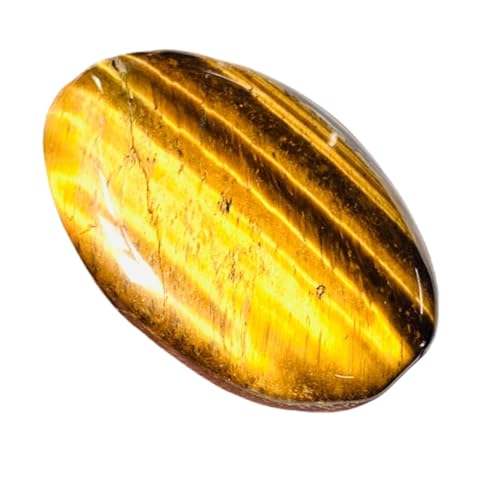 Œil de tigre cabochon ovale naturel 38x25mm pierre gemme pour bricolage collier bague