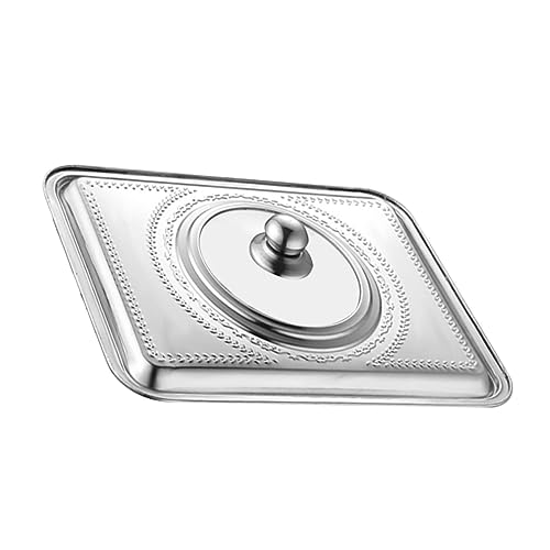 MOLUCKFU Tapa De Olla De Acero Inoxidable Antisalpicaduras Cubierta Visible Para Cocción Accesorio De Cocina Para Mantener Comida Caliente y Evitar Salpicaduras De