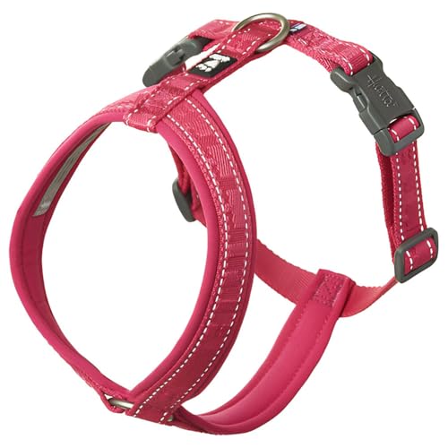 Hurtta Pettorina a Y per cani, stile casual, colore rubino, 30,5-35,6 cm