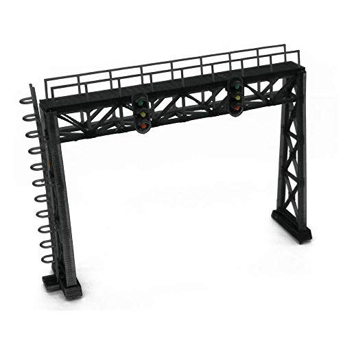 Portique de signalisation ferroviaire N 1/160 décor miniature Outland Models