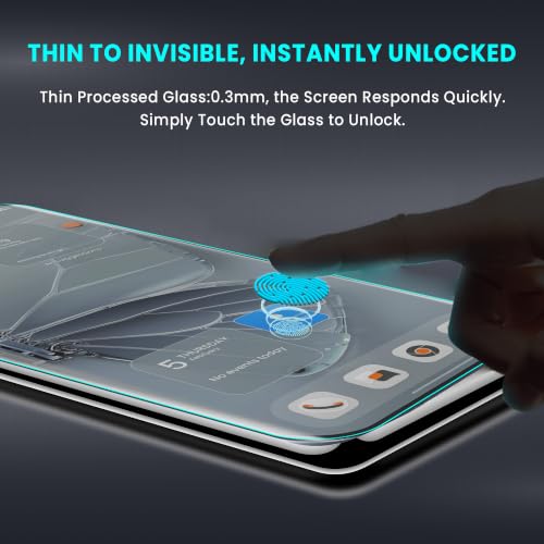 Image of FIRST MART Matte UV Tempered Glass for Tecno Pova Curve 2 & Tecno Pova Slim | Anti-Glare Curved Screen Protector, 9H Scratch Resistant, Fingerprint Compatible, Case-Friendly | Pack of 1