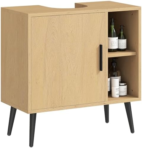 HOMCOM Meuble sous lavabo Salle de Bain, Meuble sous Vasque Indus...