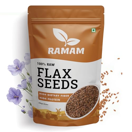 Image of Ramam Chia & Flax Seeds Combo 250g Each | 100% Natural Raw Seeds For Eating | High Dietary Fiber & Protein | Rich in Magnesium, Omega 3| Gluten Free | Manage Cholesterol level |
