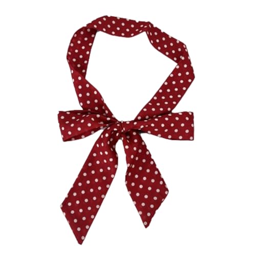 Polka Dot Scarf Belt Silk Waist Chain Y2k Aesthetic Waist Belt for Women Fashion Boho Tie Side Coquette Vintage