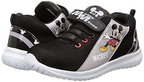 Image of Disney by toothless Boy's Black Sports Shoes - 3 UK (MCPBSP2997)