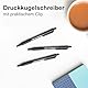 BIC Kugelschreiber Set Soft Feel Clic Grip, in Schwarz, Strichstärke 1.0 mm, 12er Pack, Ideal für das Büro, das Home Office oder die Schule