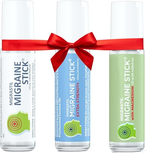 Migraine Stick Super Bundle with Original, Extra Strength, and Magnesium Migraine Sticks.