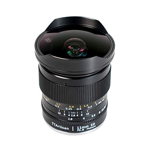 TTArtisan 11mm F2.8 フルフレーム ウルトラワイド 魚眼マニュアルレンズ Canon EOS-R マウントEOS R、EOS RP、EOS R5、EOS R6用