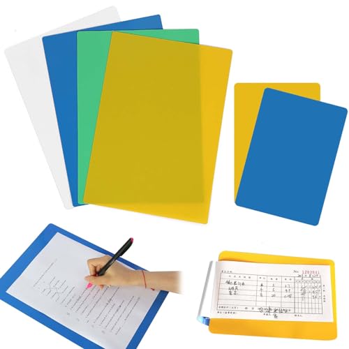 下敷きA4 【4枚セット】ライティングマット 下敷きA5 オフィス文房具用品、学生試験のライティングパッド、ハードペン書道、小学生のための書道に適しています