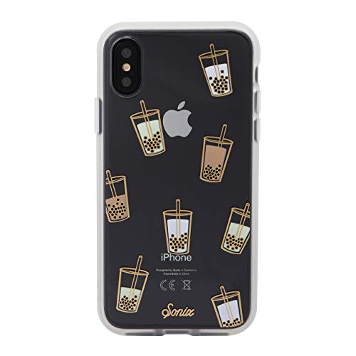 Sonix Boba Case for iPhone X/XS [Military Drop Test Certified] Protective Bubble Tea Clear Case for Apple iPhone X, iPhone Xs