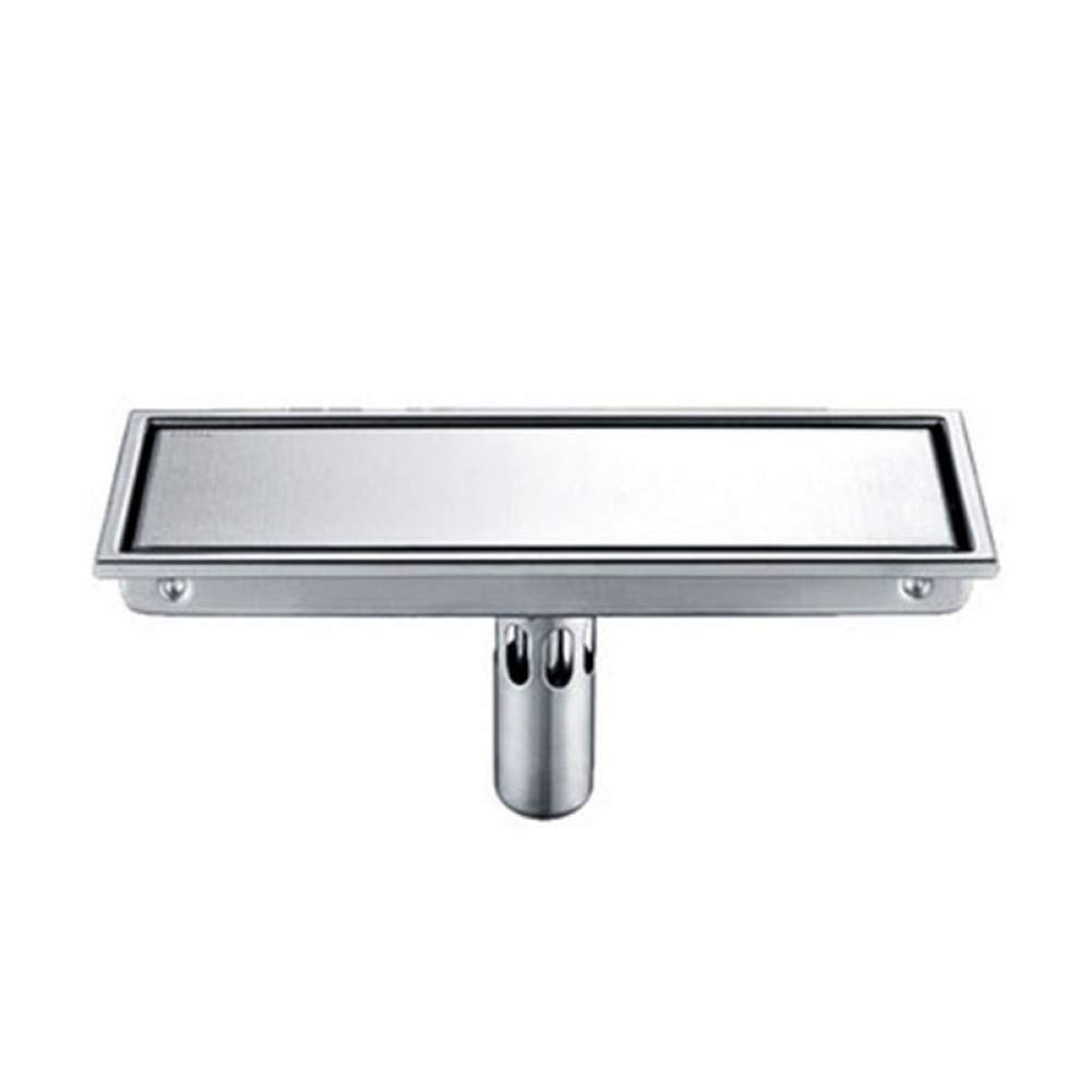 Drain de sol rectangulaire acier inoxydable invisible déodorant avec filtre de drainage