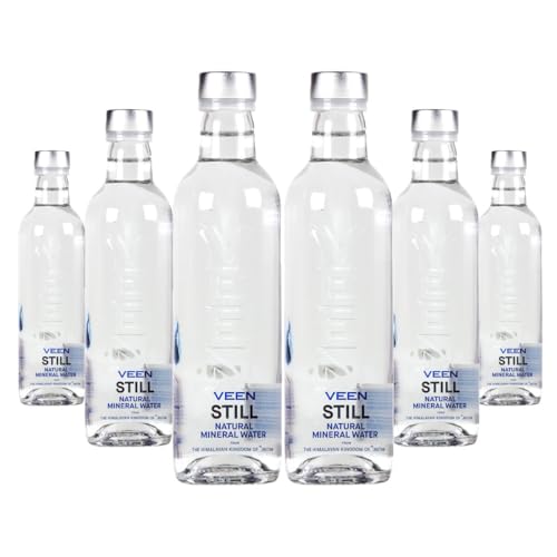Image of urban platter Veen Natural Mineral Still Water From The Himalayas,330 Ml(Pack Of 6,Bottled From A Pristine Spring In Bhutan|Premium Glass Bottle|Pure And Pristine Himalayan Water)