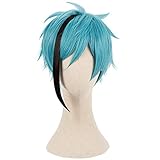 コスプレウィッグ ネット付き 耐熱 ウィッグ かつら wig ハロウィン コスチューム (フロイド・リーチ)