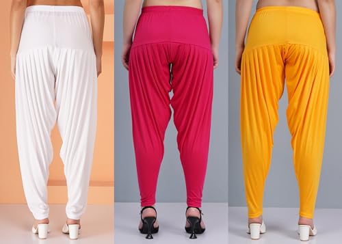 Image of Buy That Trendz Patiala Salwar for Women Relaxed Fit Viscose Patiyala Salwar Harem Bottom Pants