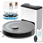 Lefant M2S Plus Robot Vacuum and Mop, 10,000Pa Suction, 75 Days Hands-Free, Self-Emptying, dToF Laser Navigation, PSD Obstacle Avoidance,240Min Runtime, for Hard Floors & Carpets, WiFi 2.4G/5G
