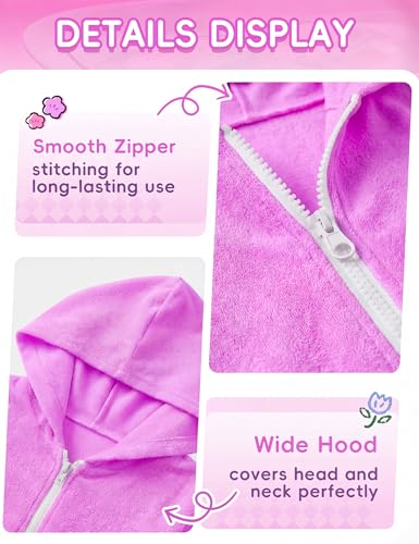 Image of Girls Swimsuits 3 Piece Bikini Bathing Suit Sets Cover-up Swimwear with Drawstring UPF 50+ Sun Protection