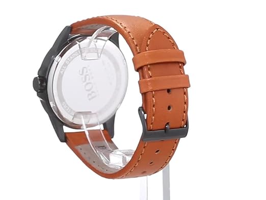 BOSS Herren Multi Zifferblatt Quarz Uhr mit Leder Armband 1513517 