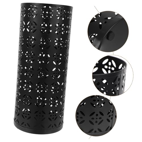 Seau à planter noir iplusmile pour stopper les gouttes d'eau dans votre entrée