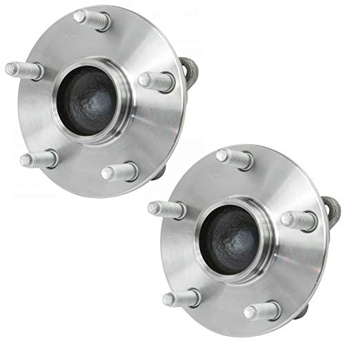 Image of TRQ Front Wheel Bearing and Hub Assembly Set 2 Piece Compatible with 13-20 Lexus GS350 Rear Wheel Drive 13-18 GS450h 16-17 GS200t 18-19 GS300 15-22 RC350 Rear Drive 18-19 RC300