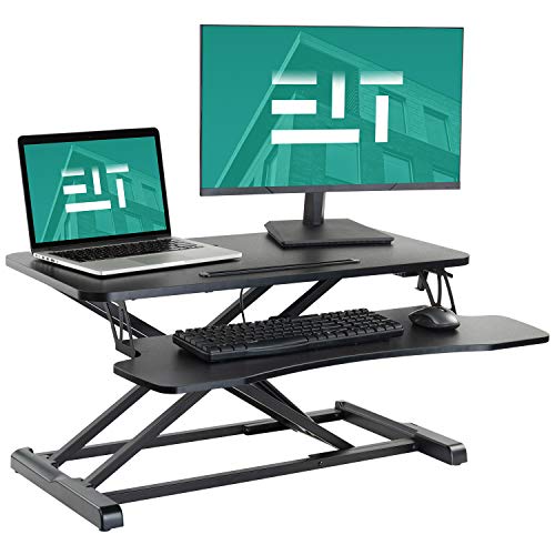 EleTab Standing Desk Converter Sit Stand Desk Riser Stand up Desk Tabletop Workstation