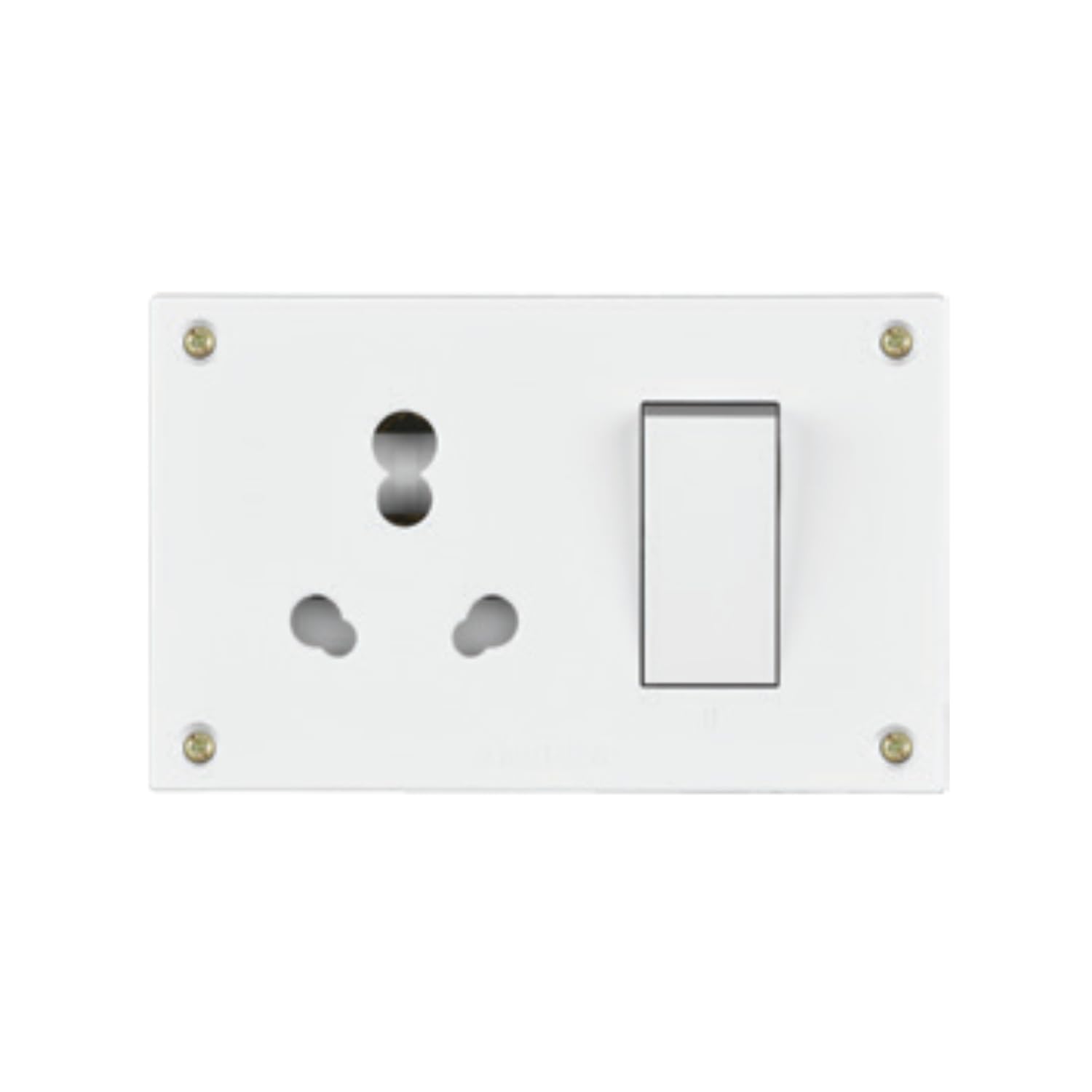 Anchor by Panasonic Penta 6A/16A, SS Combined with 4 Fixing Holes, Extension Socket Box for Heavy Appliance (39998-1)