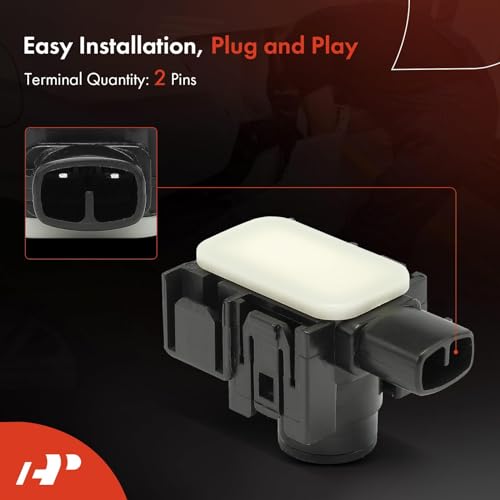 Image of A-Premium 4-PC Reverse Backup Parking Assist Sensor Compatible with Lexus Models - ES300h 2016-2018, IS200t, IS300, IS350, NX200t, NX300h, GS300, GS350, GS450, ES350, RC F, RC300, Replace# 89341-06050