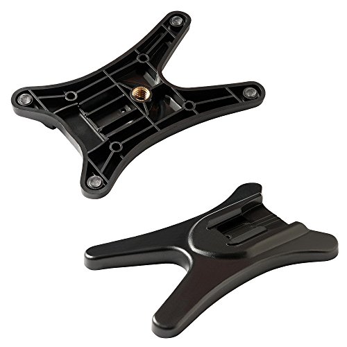 ECENCE 1x Soportes para Flash con trípode Universal incor de 1/4 Pulgadas para Zapata de Flash estándar ISO p. ej. para Nikon Canon Olympus Panasonic Penta Sigma Metz Nissin Yongnuo 11040205