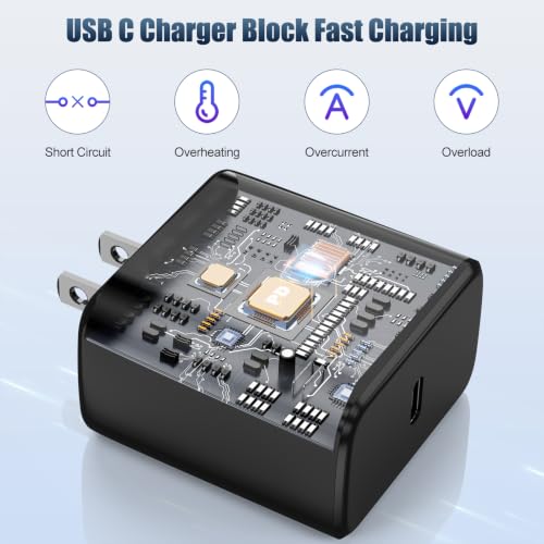 Cionum 2-Pack 60W USB-C Chargers w/ 6' Cables - image 2